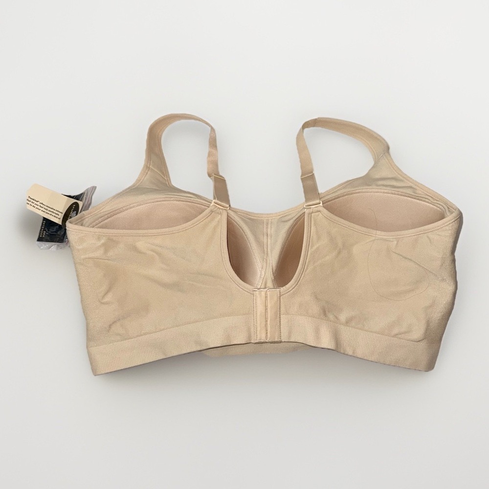 Truekind Daily Comfort Wireless Shaper Bra Women 4XL Nude Stretch Full Coverage - Picture 6 of 8